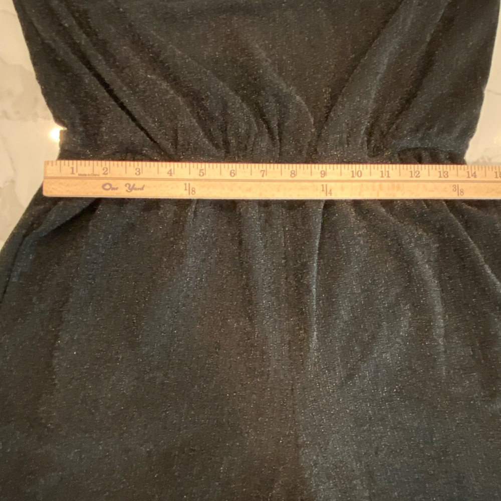 SSYS-Black Sleeveless Jumpsuit with Shimmer NWOT Size Medium - Picture 12 of 16